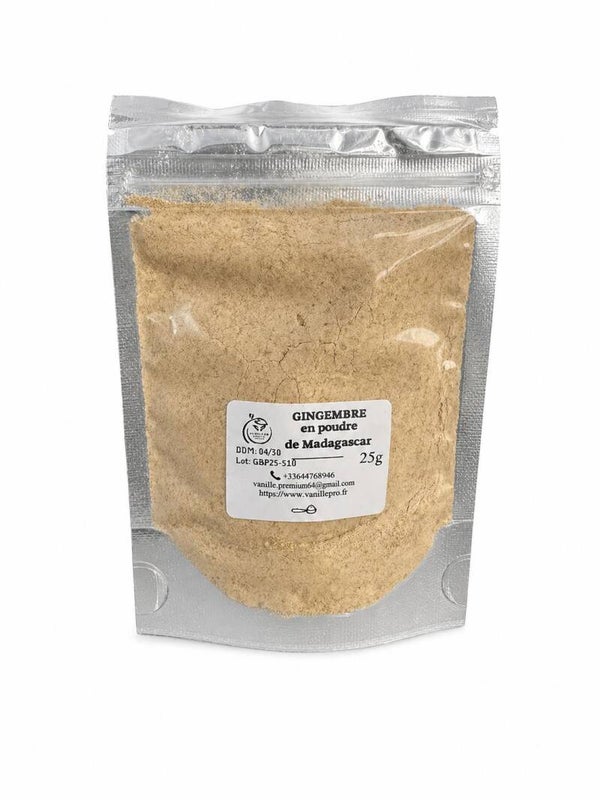 Gingembre en poudre de Madagascar 25g
