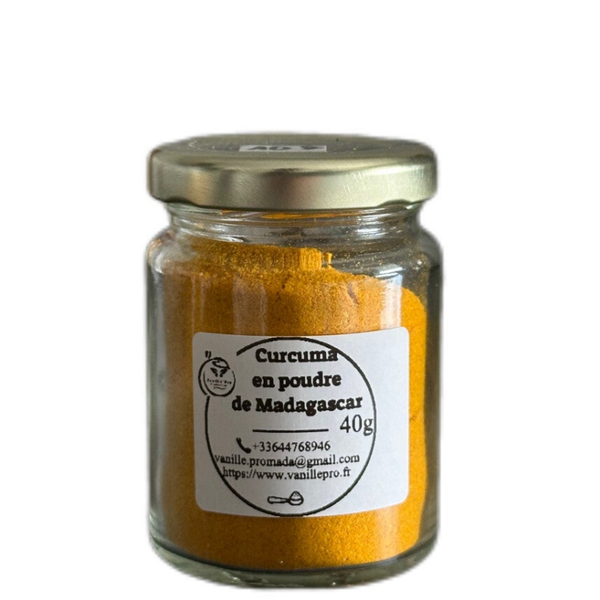 Curcuma en poudre de Madagascar 40g