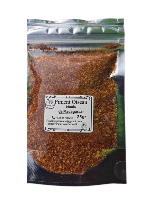 Piment Oiseau (Pili-pili) de Madagascar 25g