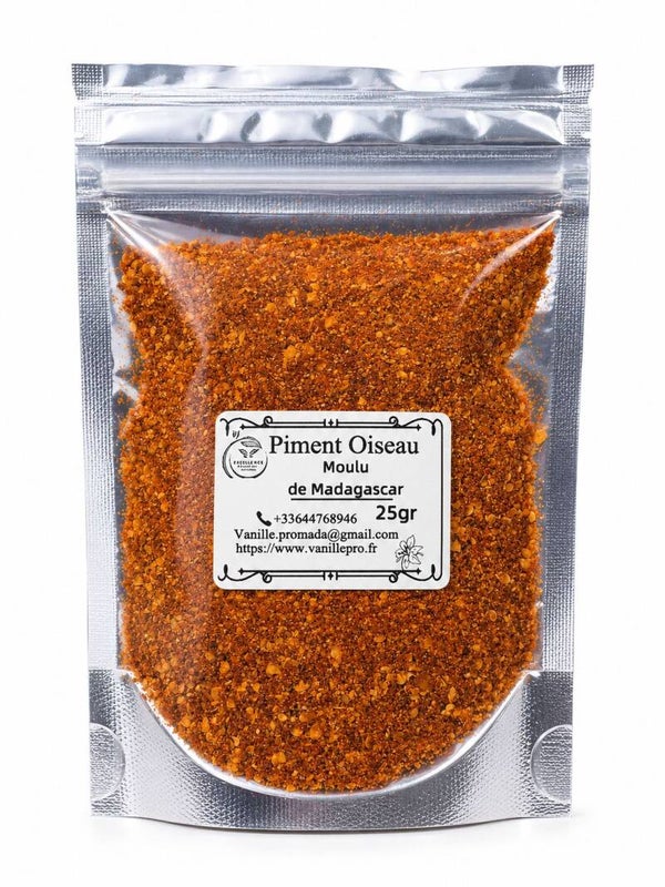Piment Oiseau (Pili-pili) de Madagascar 25g