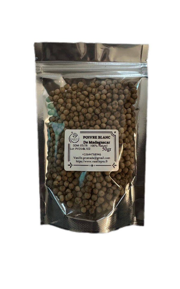 Poivre Blanc de Madagascar 50g