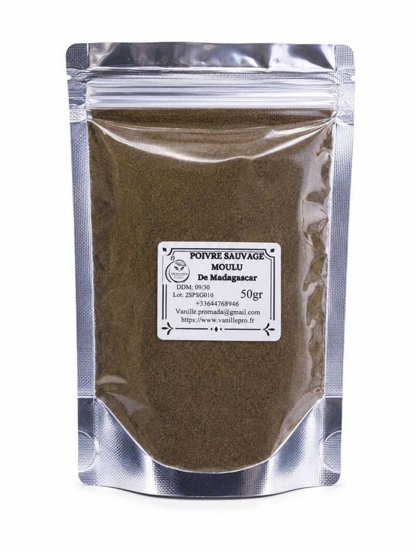 Poivre sauvage Moulu de Madagascar 50g