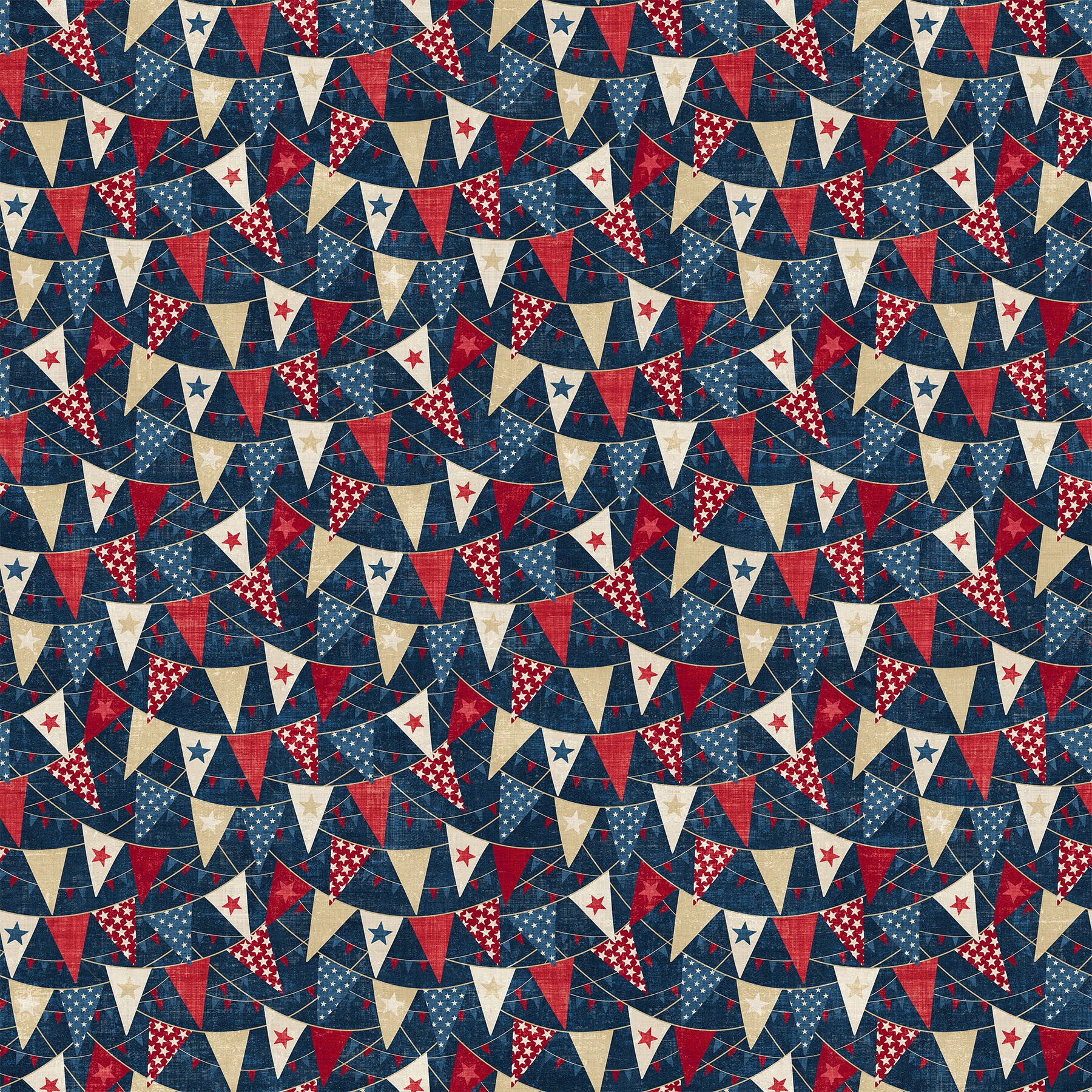 Northcott - American Heartland - Navy Multi