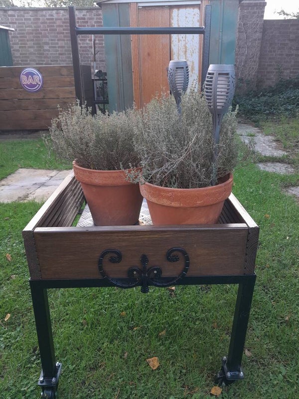 Elegant Portable Garden Trolley