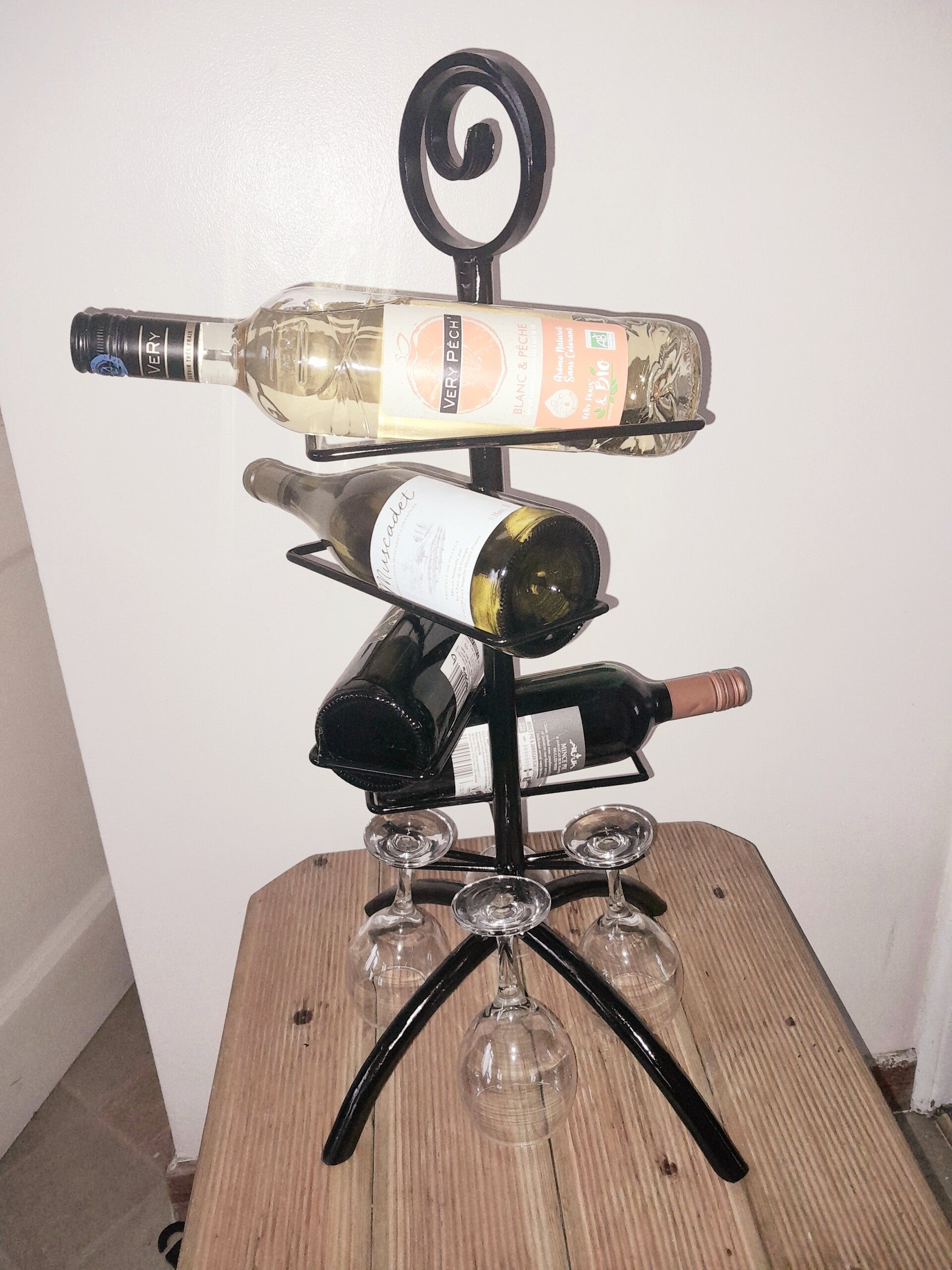 The Wine Tree. Dimensions 300 mm Depth x 700 mm Height.