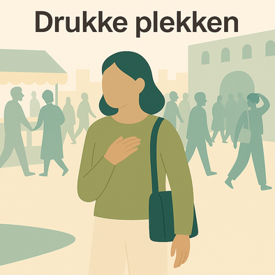 Visual bij overprikkeling en instabiliteit op drukke locaties bij orthostatische tremor.