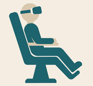 Illustratie van technologische behandelopties in ontwikkeling voor OT, waaronder slimme stimulatie en neurofeedback.