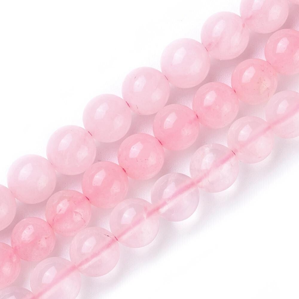1 sträng Rosenkvarts, 4mm