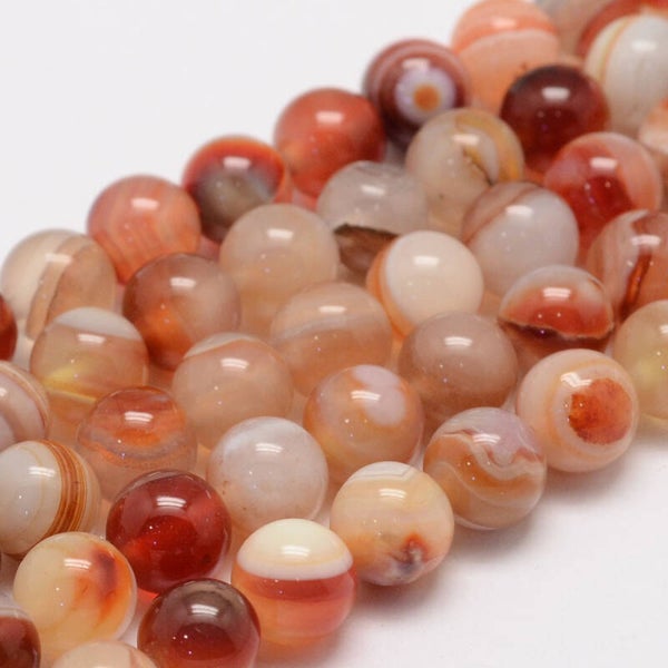 1 sträng Sardonyx 6mm