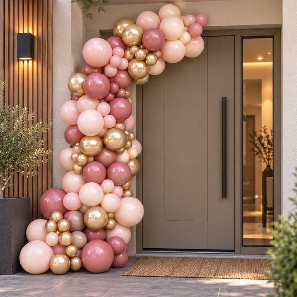 Balloon wave Roze-goud combinatie
