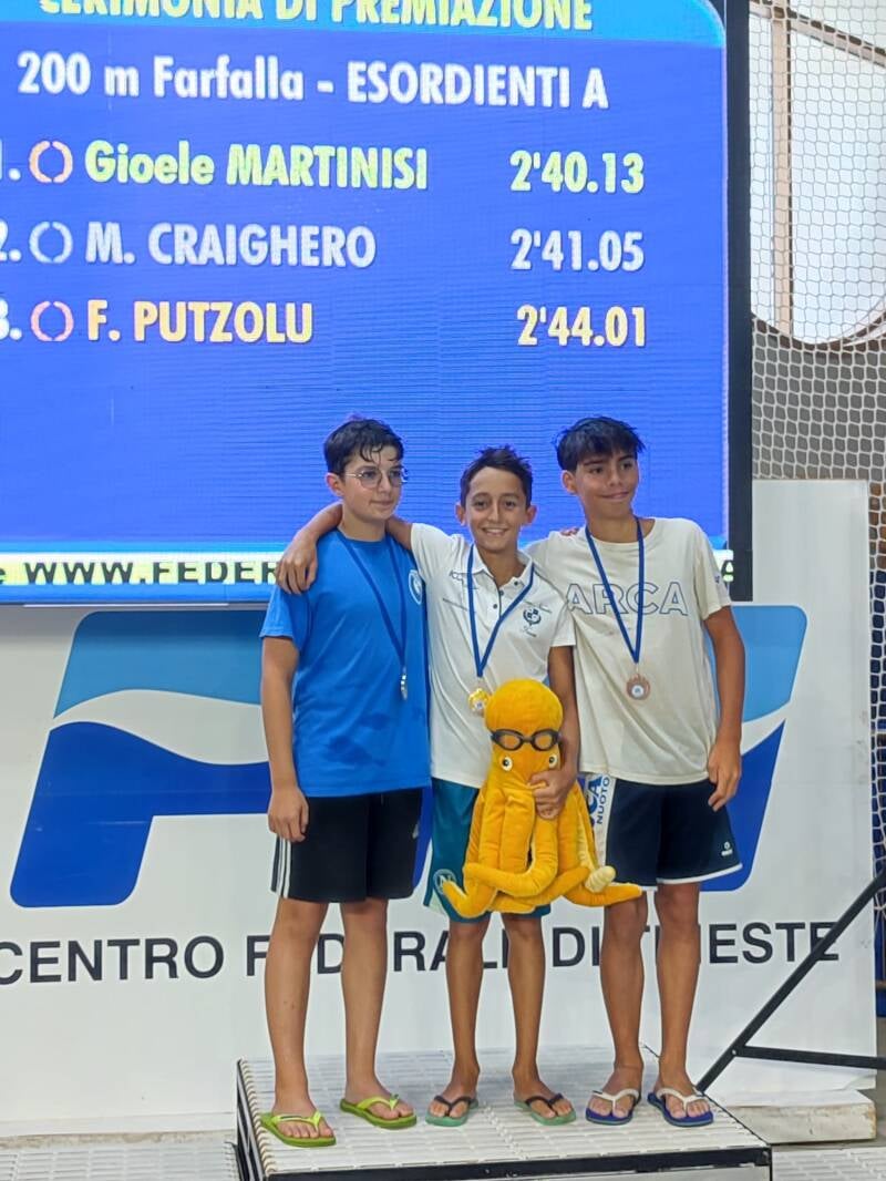medaglie alla Finale regionale esordienti A