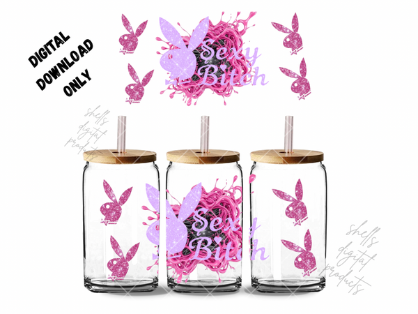 Sexy bitch playboy bunny png DD for 16oz tumblers