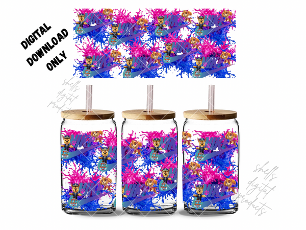 Nike paw patrol png dd for 16oz tumblers