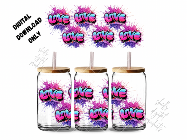 Love wording png dd for 16oz tumblers