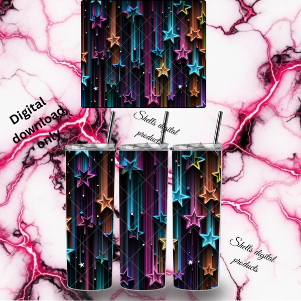 Starry night png dd sub 20oz skinny tumblers