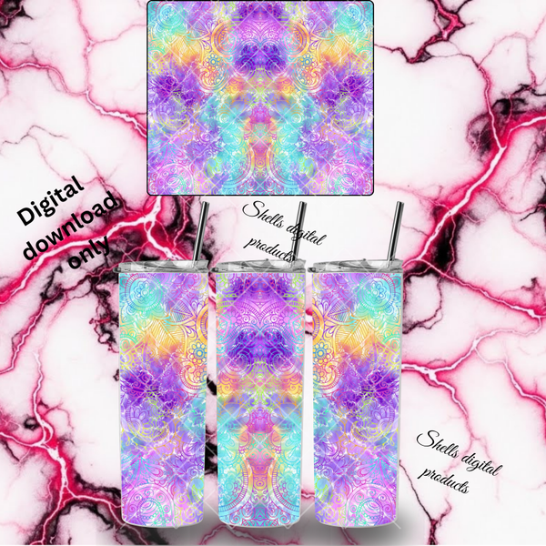 Tie dye and pattern png dd sub for 20oz skinny tumblers