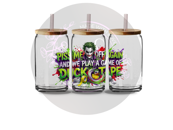 16oz beer can wrap,funny,dc,joker,template,16oz Digital download,clip art download,16oz Libby
