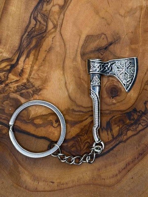 Dutch Oak Viking Sleutelhanger Aegishjalmur