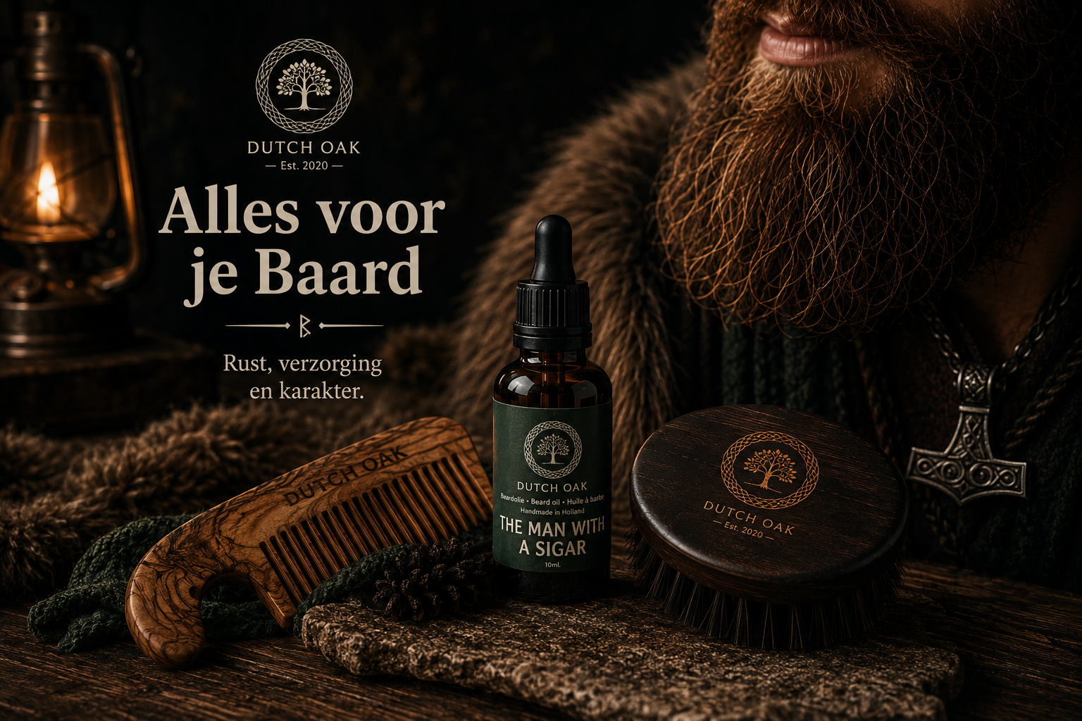  Baardverzorging voor mannen met karakter van Dutch Oak