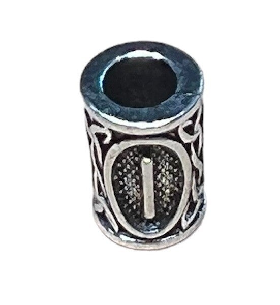 Dutch Oak Beard Bead I (Isa Rune)