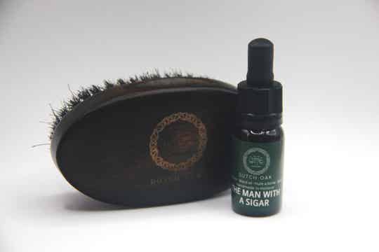 Combi Deal – Dutch Oak Baardborstel & Baardolie The Man with a Sigar