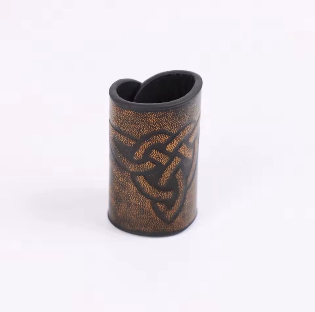 Dutch Oak Viking Baardvlecht Leer