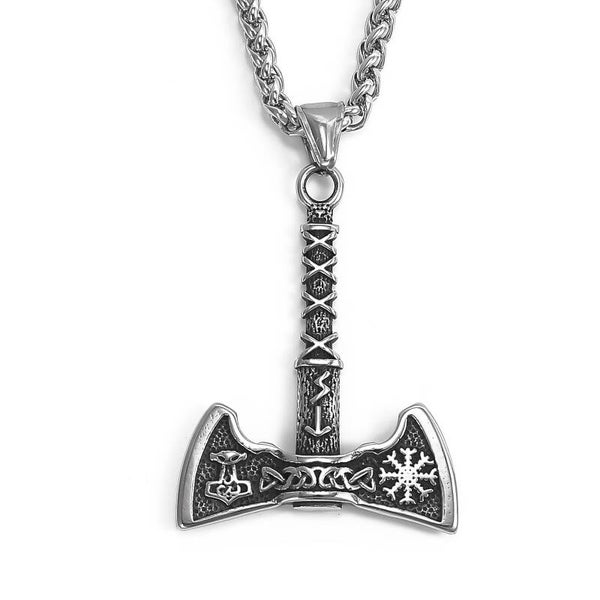 Dutch Oak Viking Ketting Storm Axe | RVS Viking Hanger