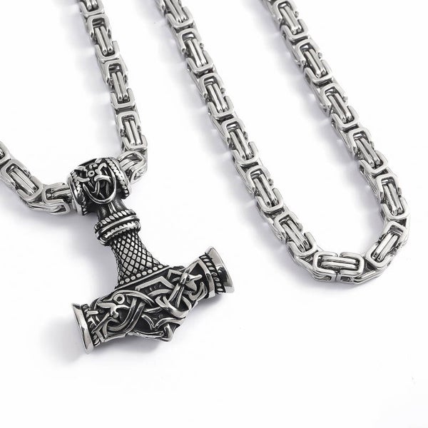 Dutch Oak Viking Ketting Thor's Hammer | Premium Mjölnir Ketting