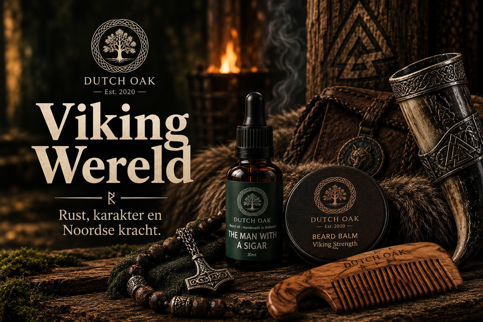 Viking sieraden en accessoires voor mannen van Dutch Oak