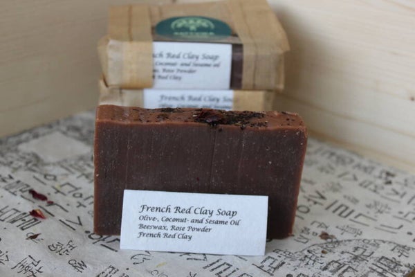 French Red Clay soap