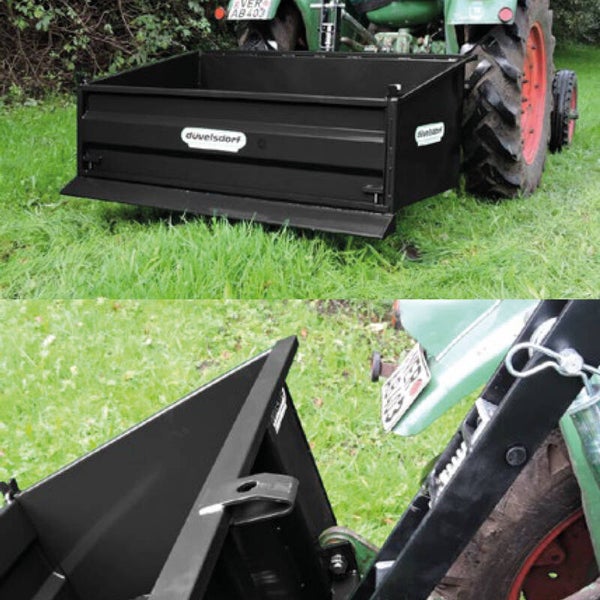 Düvelsdorf Heckcontainer – Robuster Transportbehälter für Traktoren