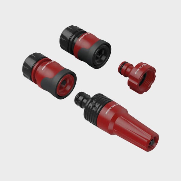 Kramp Spritze & Anschluss Set 1/2" – Verstellbare Gartenbrause