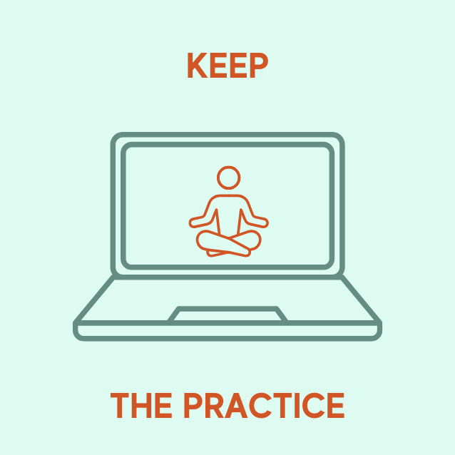 button for keep the practice hypnobirthing practice program