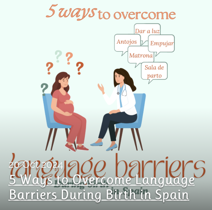 image pregnant woman and docter speaking, language barriers blogpost link