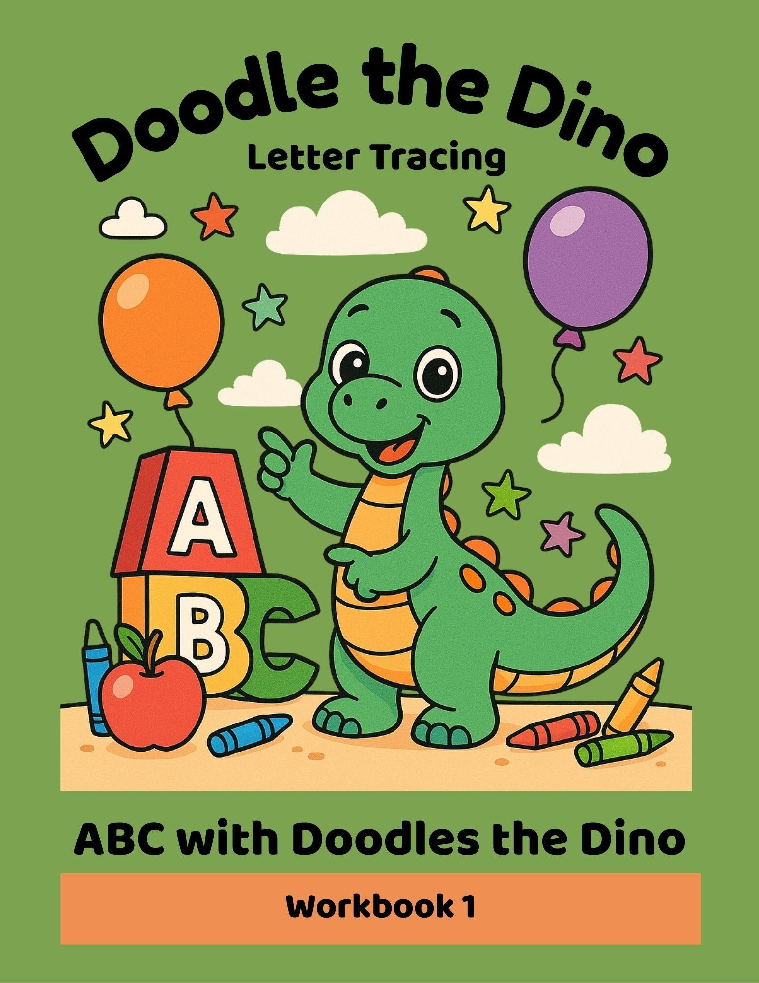 Doodle the Dino - ABC Letter Tracing