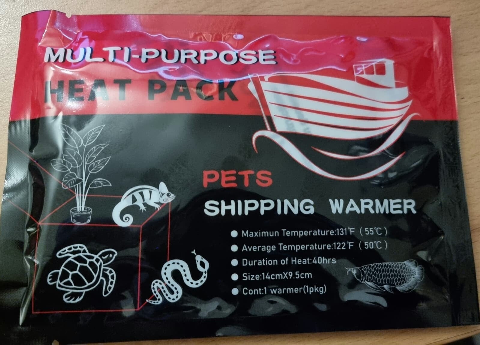 Heatpack 48Std. Unter 8 Grad Bitte 2mal auswählen um eine konstante Temperatur zu Gewährleisten