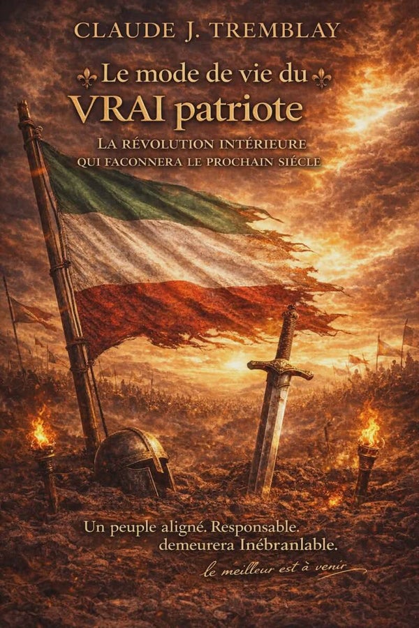 Livre "Le mode de vie du VRAI patriote" de Claude J. Tremblay