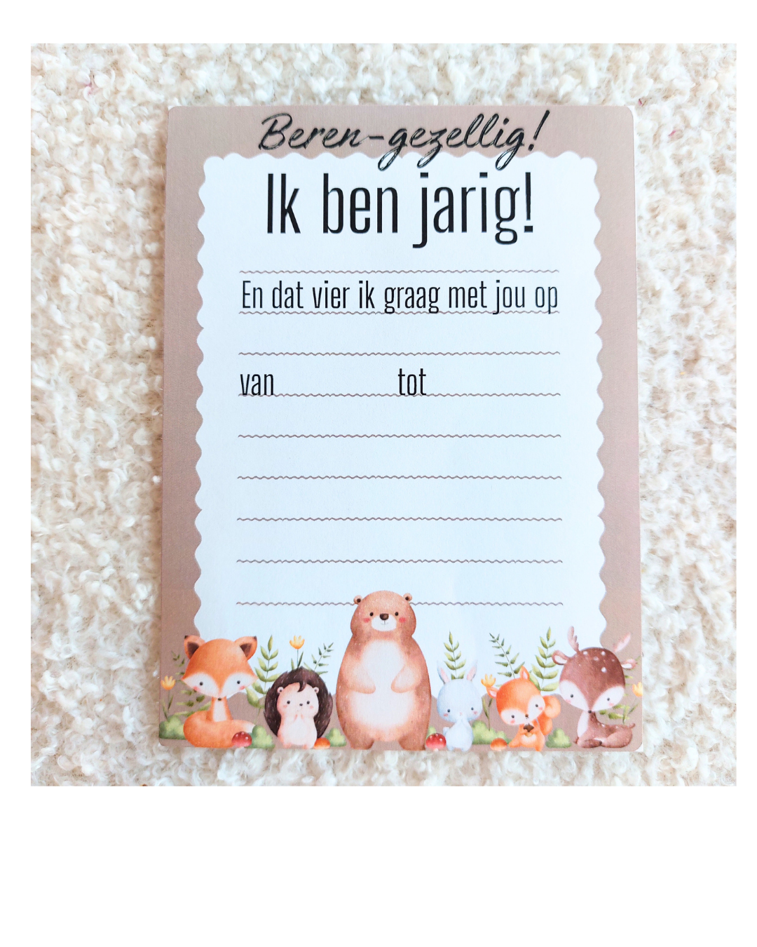 Uitnodiging "Bere-gezellig"