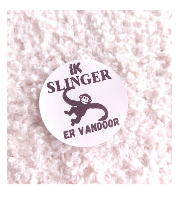 Ik SLINGER ervandoor