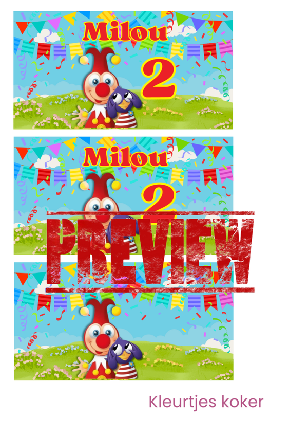 Jokie & Jet Kleurtjes koker