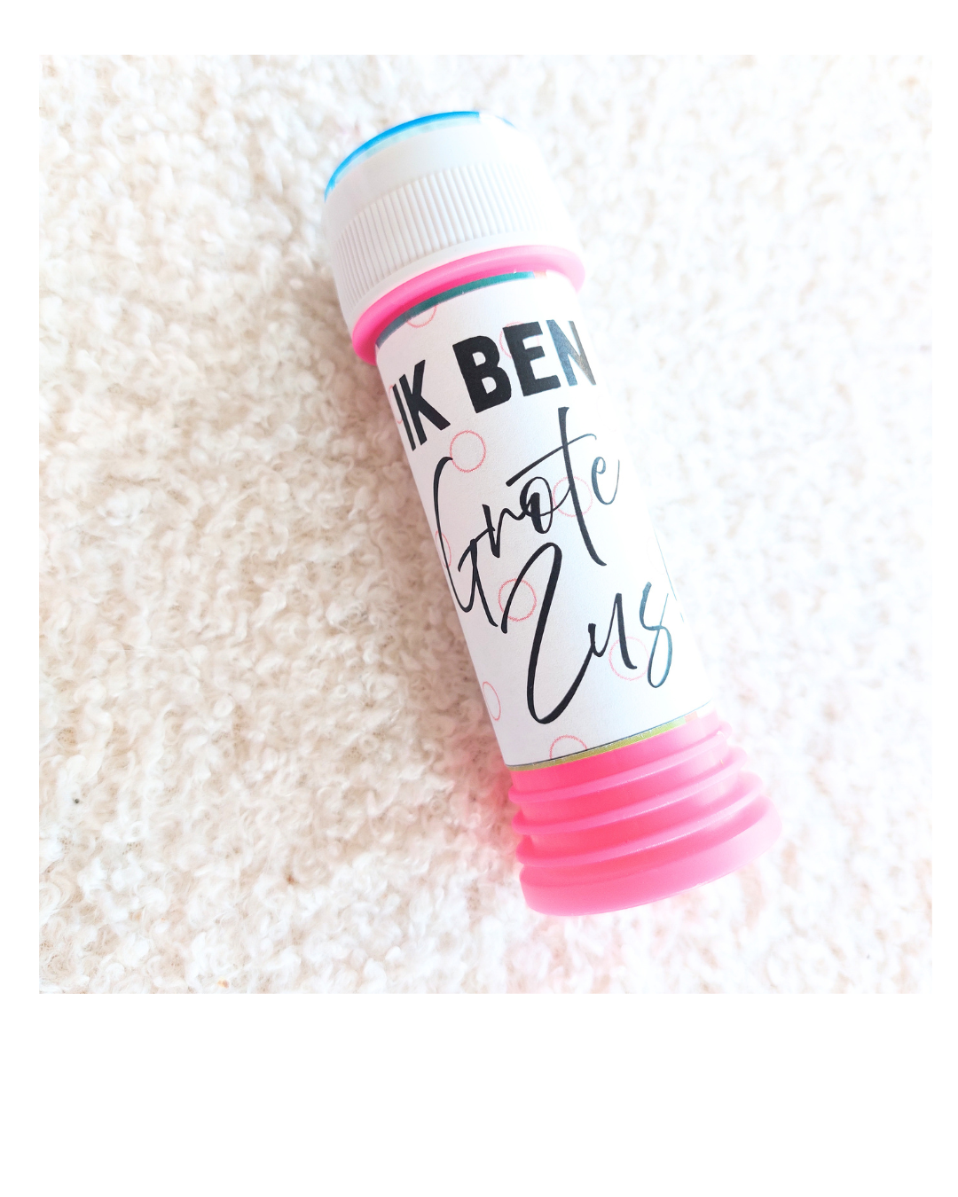 Ik ben grote zus, bellenblaas wikkel