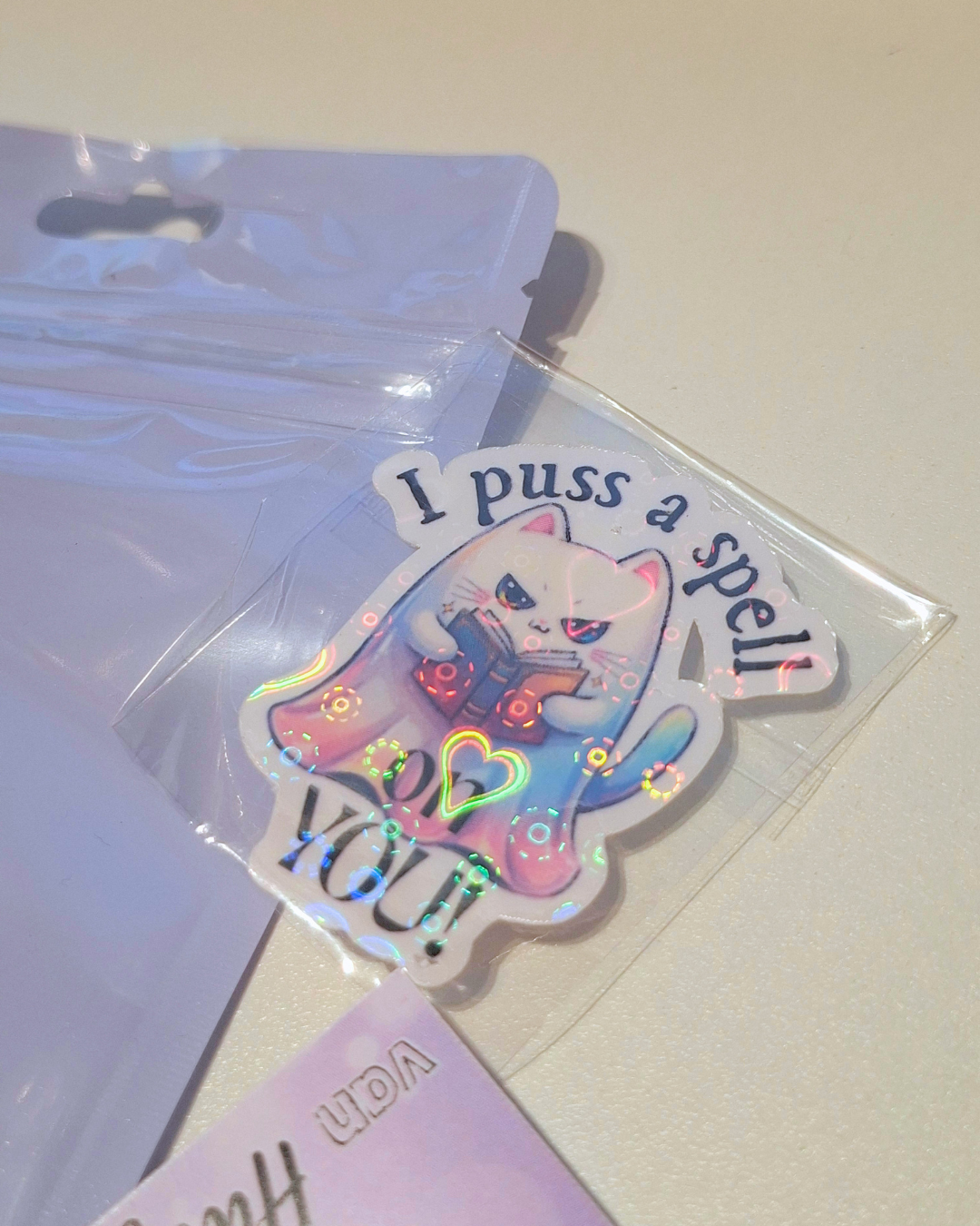 Spooky the cat Sticker