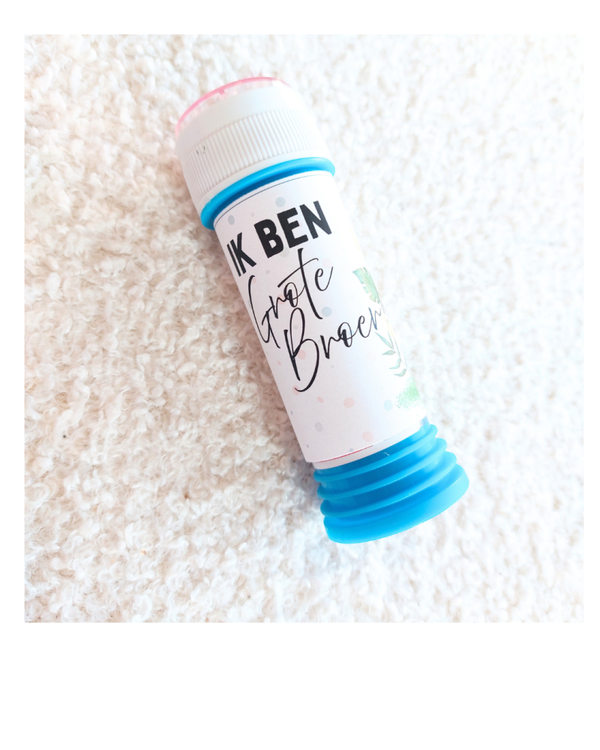 Ik ben grote broer, jungle, bellenblaas wikkel