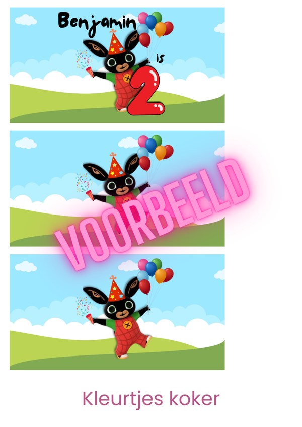 Bing Kleurtjes label