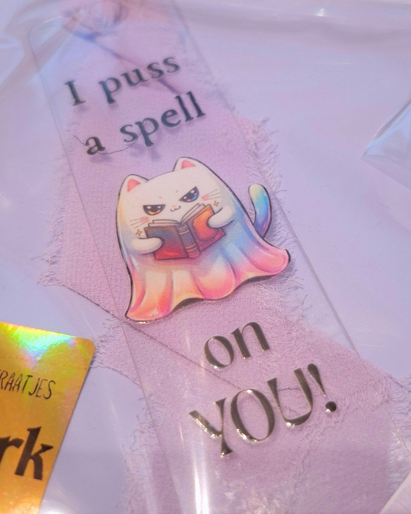 Spooky the Cat Acryl boekenlegger