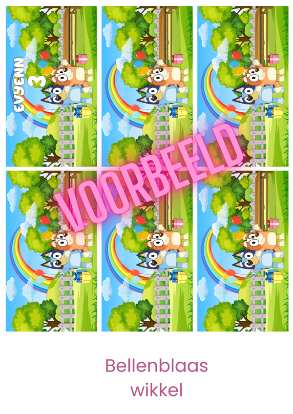 Bluey Bellenblaas wikkel