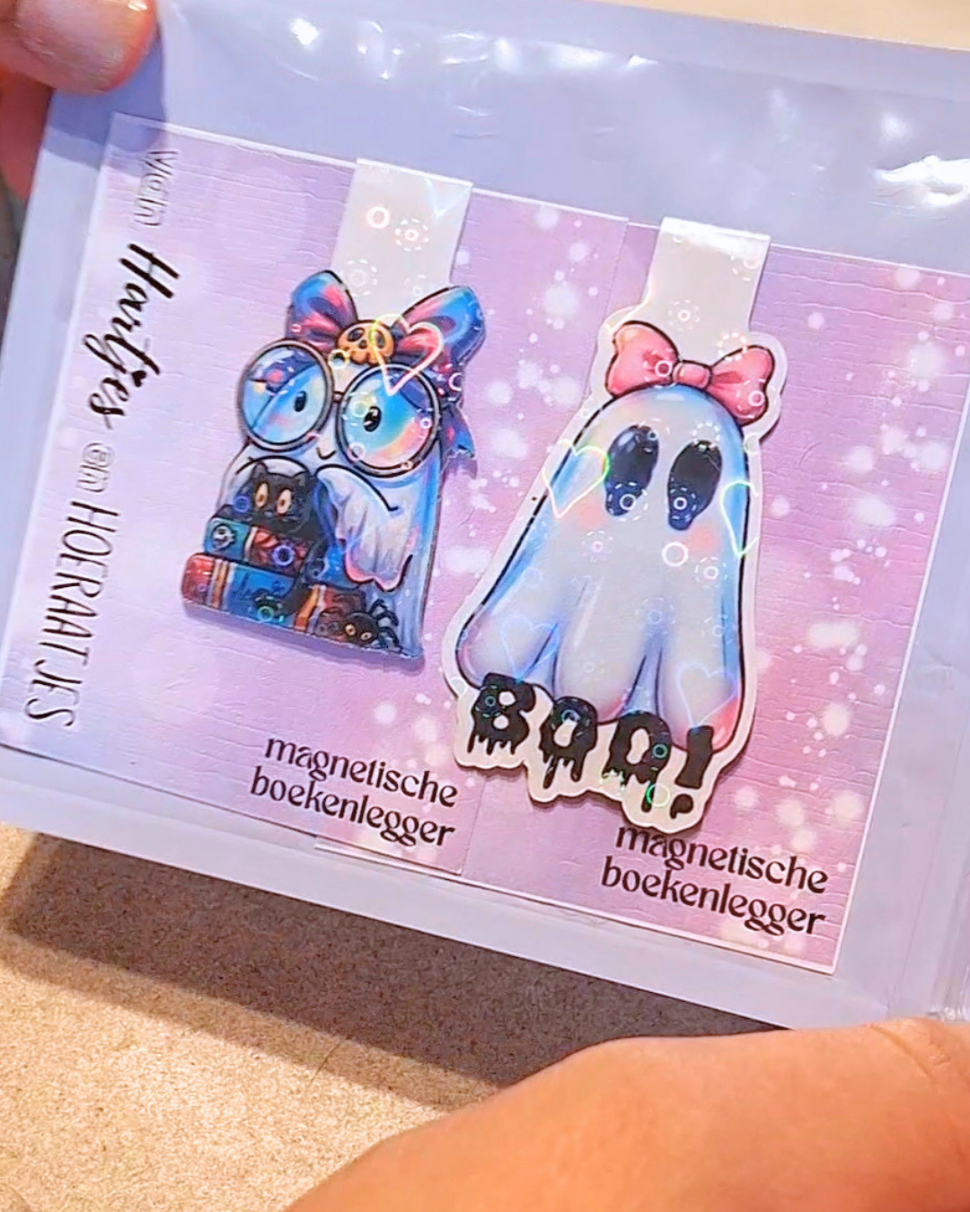 Bella Boo & BowBOO! Magnetische boekenlegger set