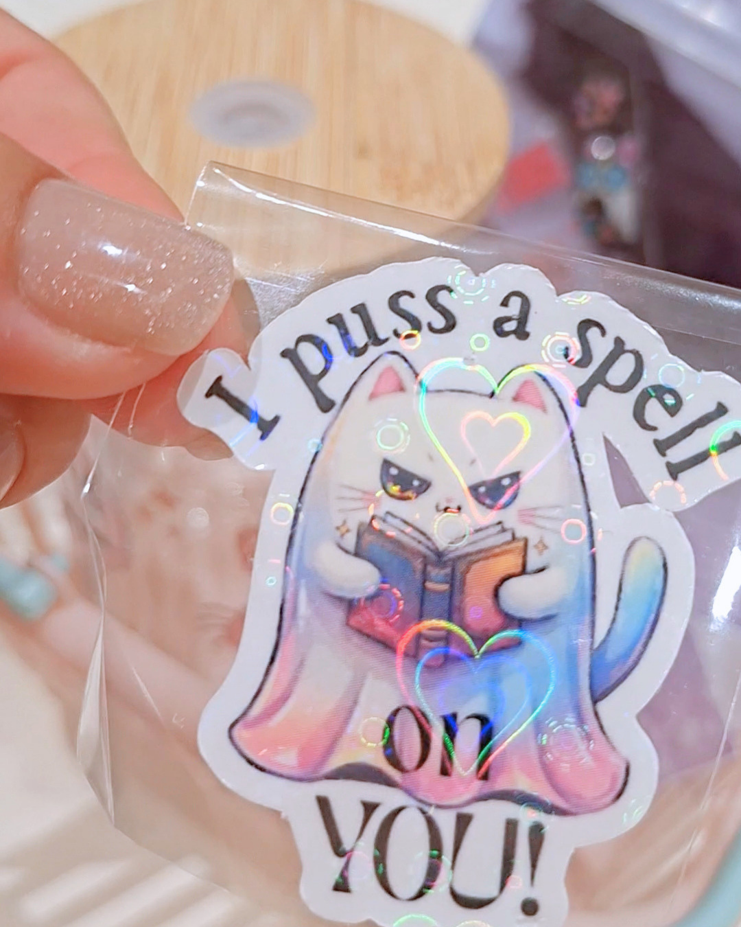 Spooky the Cat Sticker