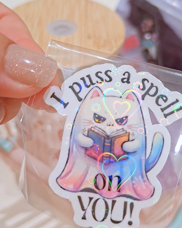 Spooky the Cat Sticker