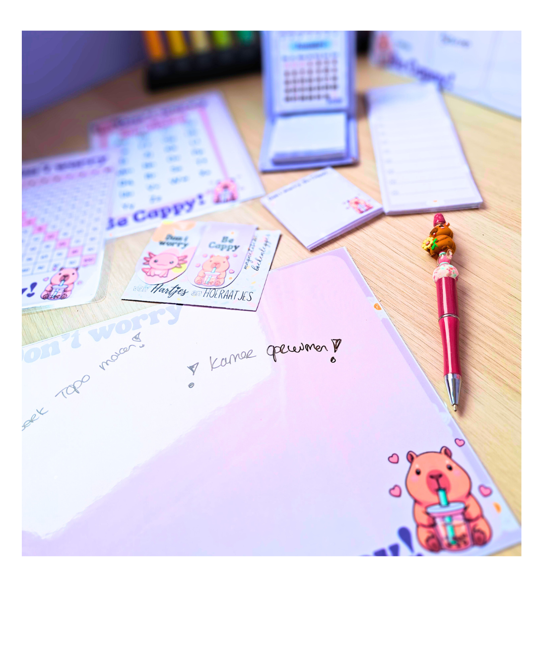 Whiteboard CAppy & Axl incl. marker